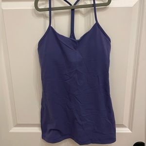 Lululemon Power Y Athletic Tank Purple Women's Size 6